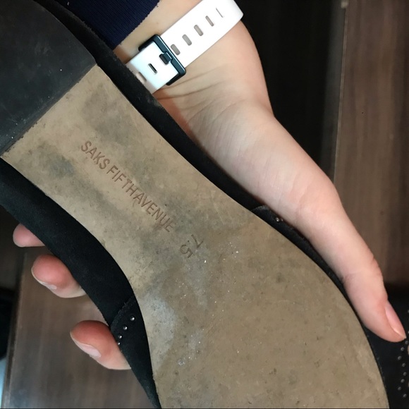 Black Suede Aldo Flats - Picture 5 of 7